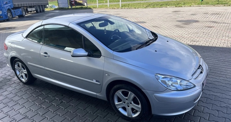 Peugeot 307 CC cena 9800 przebieg: 170000, rok produkcji 2004 z Mikołajki małe 742
